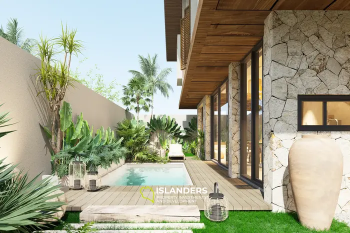 Impresionante villa de 2 habitaciones en venta en Bali, Tabanan con vista al mar