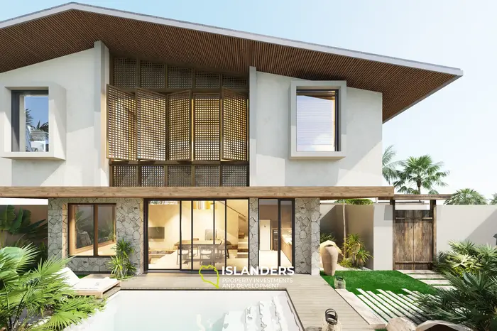 Impresionante villa de 2 habitaciones en venta en Bali, Tabanan con vista al mar