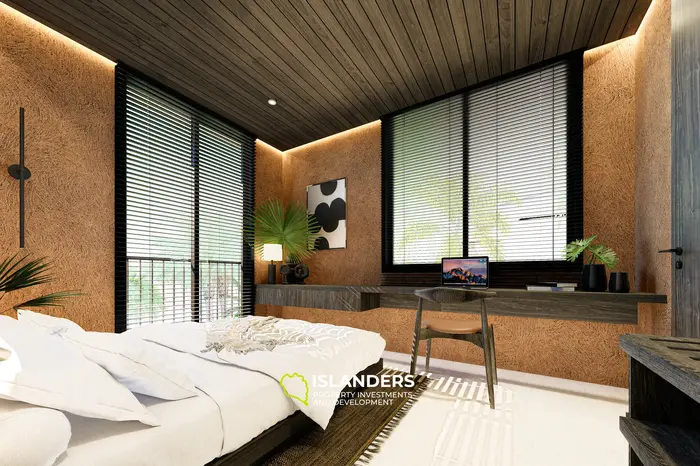 Impresionante villa de 2 habitaciones en venta en Bali, Tabanan con vista al mar
