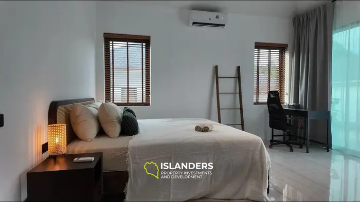 Удивительная вилла с 2 спальнями на продажу на Кох Пхангане с видом на горы