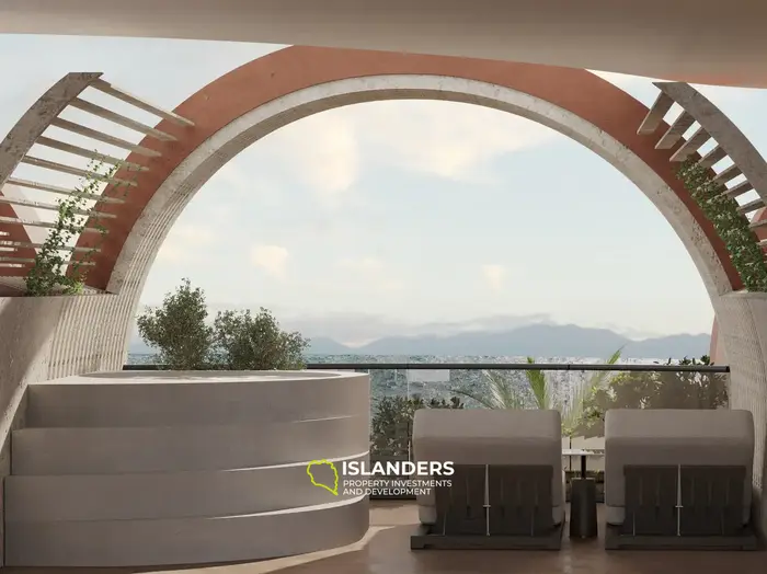Appartements hors plan de luxe 2 chambres à Bali avec vue sur la jungle