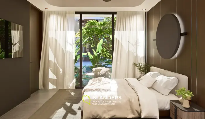 Apartamento de una habitación premium en venta en Bali - Impresionante vista a la piscina