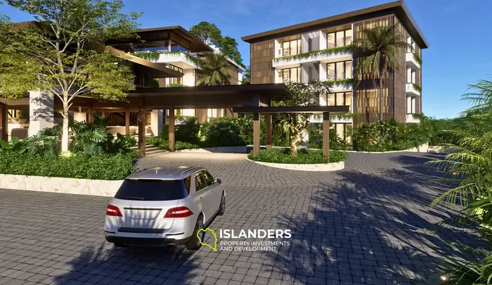Apartamento de una habitación premium en venta en Bali - Impresionante vista a la piscina