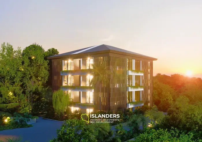 Apartamento de una habitación premium en venta en Bali - Impresionante vista a la piscina