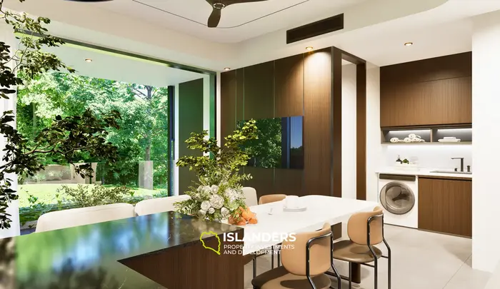 Apartamento de lujo de 1 dormitorio en venta en Bali con impresionantes vistas a la selva