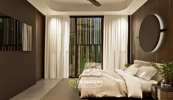 Apartamento de lujo de 1 dormitorio en venta en Bali con impresionantes vistas a la selva