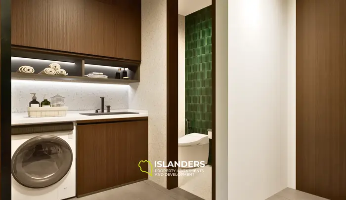 Apartamento de lujo de 1 dormitorio en venta en Bali con impresionantes vistas a la selva