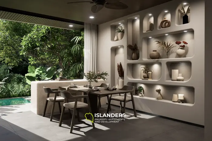 Casa adosada premium con vista al mar en venta en Bali, Badung, finalización en 2027