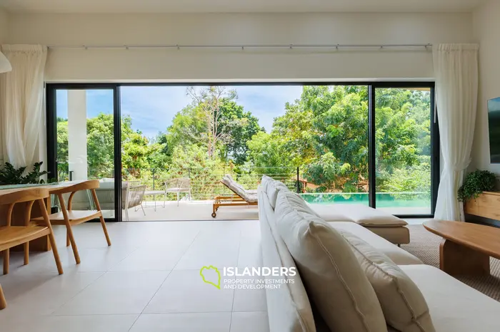 Exquisita villa de 3 habitaciones con vista al mar en venta en Koh Phangan, Chaloklum