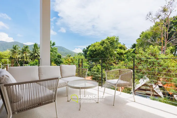 Exquisita villa de 3 habitaciones con vista al mar en venta en Koh Phangan, Chaloklum