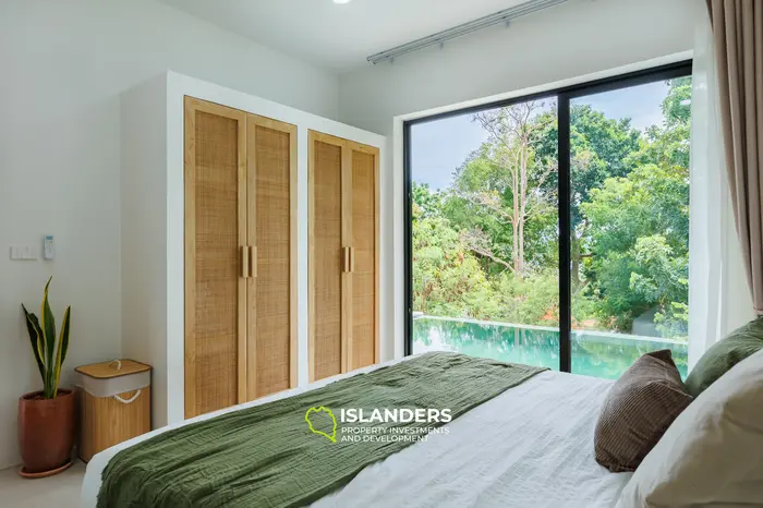 Exquisita villa de 3 habitaciones con vista al mar en venta en Koh Phangan, Chaloklum