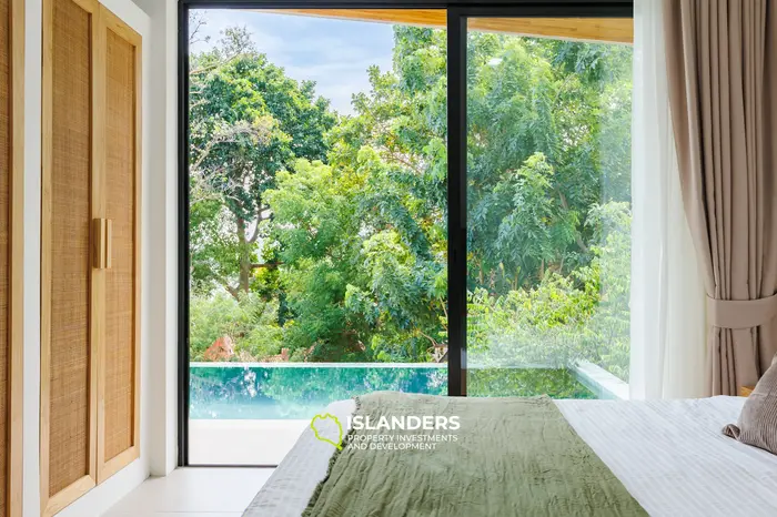 Exquisita villa de 3 habitaciones con vista al mar en venta en Koh Phangan, Chaloklum