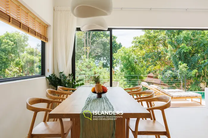 Exquisita villa de 3 habitaciones con vista al mar en venta en Koh Phangan, Chaloklum