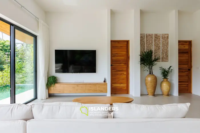 Exquisita villa de 3 habitaciones con vista al mar en venta en Koh Phangan, Chaloklum