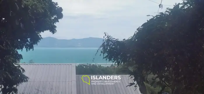 Тропическая земля с видом на море