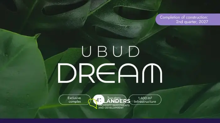 Villa 1 Kamar Tidur yang Menakjubkan Dijual di Ubud yang Indah, Bali