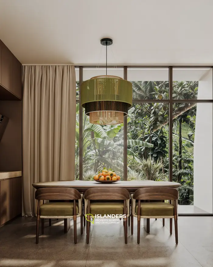 Vila Mewah 2 Kamar Tidur Dijual di Ubud, Bali dengan Pemandangan Taman