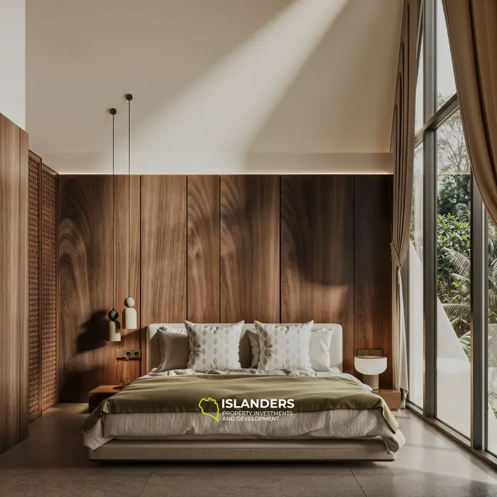 Vila Mewah 2 Kamar Tidur Dijual di Ubud, Bali dengan Pemandangan Taman