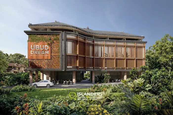 Vila Mewah 2 Kamar Tidur Dijual di Ubud, Bali dengan Pemandangan Taman