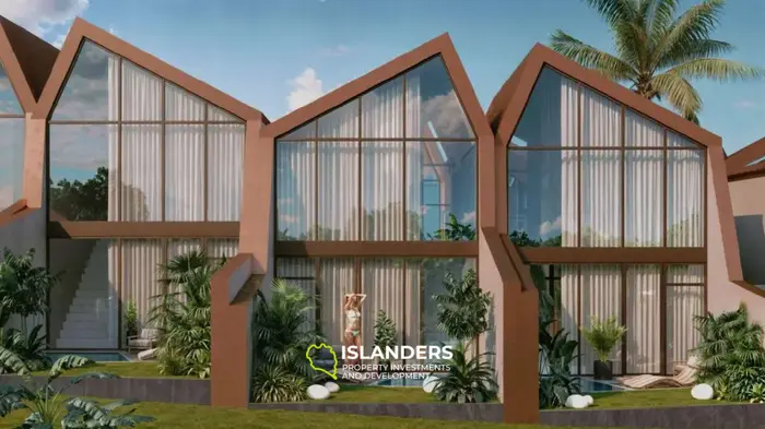 Vila Mewah 2 Kamar Tidur Dijual di Ubud, Bali dengan Pemandangan Taman