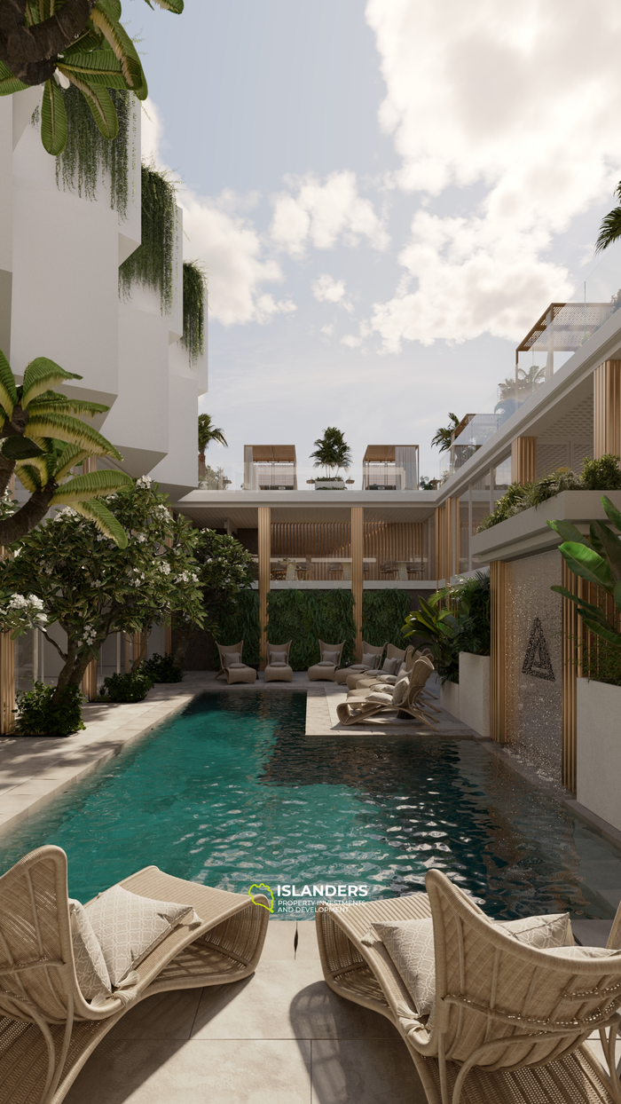 Stunning 1-Bedroom Apartment for Sale in Kerobokan, Bali