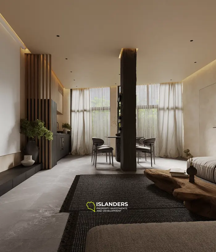 Luxurious 2-Bedroom Apartment Lease in Bingin Beach, Bali with Jungle View