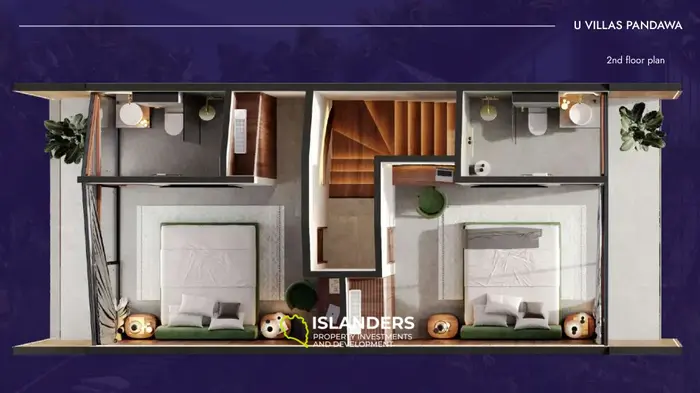 Beeindruckende 2-Zimmer-Villa zum Verkauf in Bali mit Dschungelblick