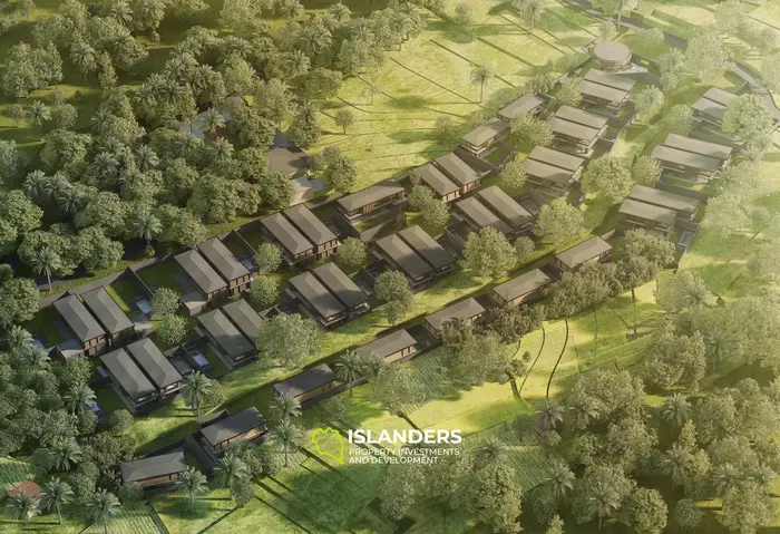 Villa de lujo de 3 habitaciones en venta en Bali, Tabanan - Construcción de alta calidad en plano.