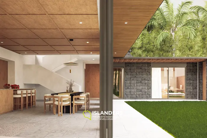Villa de lujo de 3 habitaciones en venta en Bali, Tabanan - Construcción de alta calidad en plano.