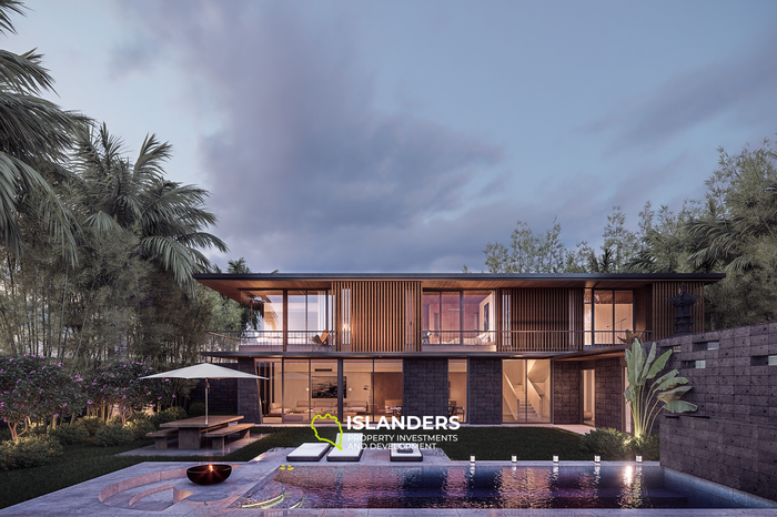 Villa de lujo de 3 habitaciones en venta en Bali, Tabanan - Construcción de alta calidad en plano.