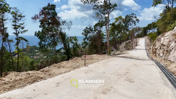 Premium Ocean View Land in Haad Yao (Plot MONET) — Infrastructure Ready, West cost