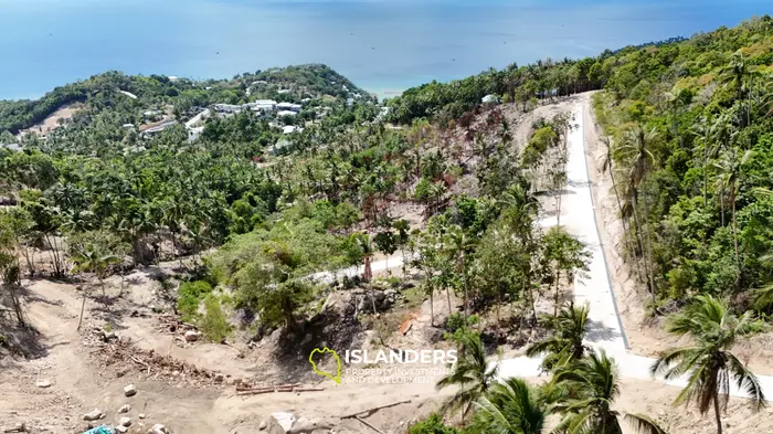 Premium Ocean View Land in Haad Yao (Plot MONET) — Infrastructure Ready, West cost