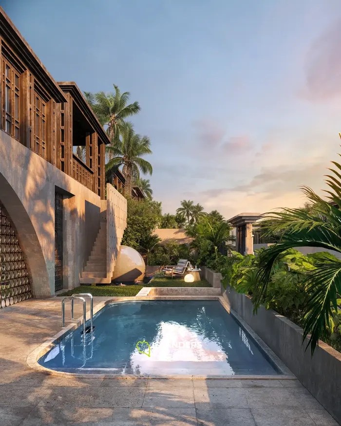 Luxurious 2-Bedroom Villa for Sale in Stunning Tabanan, Bali with Garden View