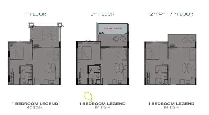 Stuning 1-Bedroom 50sqm 6th floor Beachfront condo for Sale in Bang Tao, Phuket