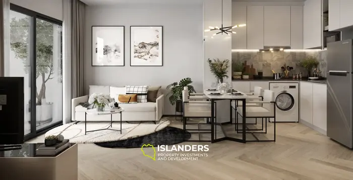 Stuning 1-Bedroom 50sqm 6th floor Beachfront condo for Sale in Bang Tao, Phuket