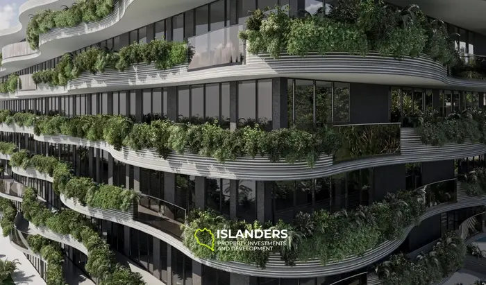 Appartement de luxe 2 chambres à vendre à 700 m de la plage de Nai Harn, Phuket