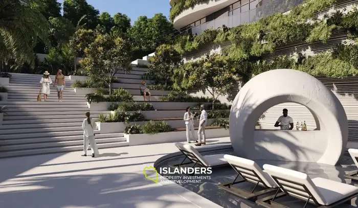 Appartement de luxe 2 chambres à vendre à 700 m de la plage de Nai Harn, Phuket