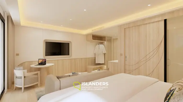 Уютная студия на берегу моря продается всего в 100 м от пляжа Най Тон на Пхукете.