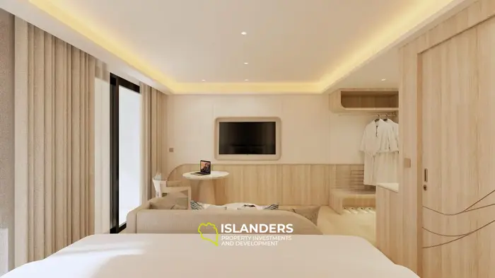 Уютная студия на берегу моря продается всего в 100 м от пляжа Най Тон на Пхукете.