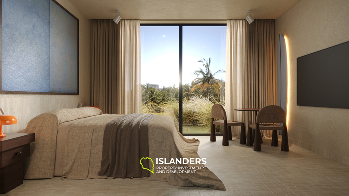 Premium Studio Apartment for Sale with Stunning Sea and Rice Fields View in Tabanan, Bali