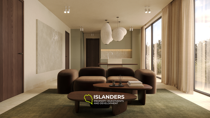 Premium 2-Bedroom Apartment for Sale in Bali, Tabanan with Stunning River View