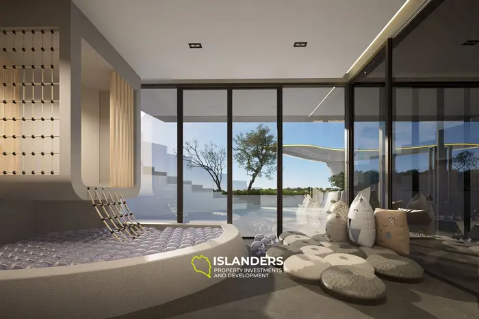 شقة أنيقة مكونة من غرفتي نوم بمساحة 72 متر مربع للبيع في شاطئ كامالا، فوكيت