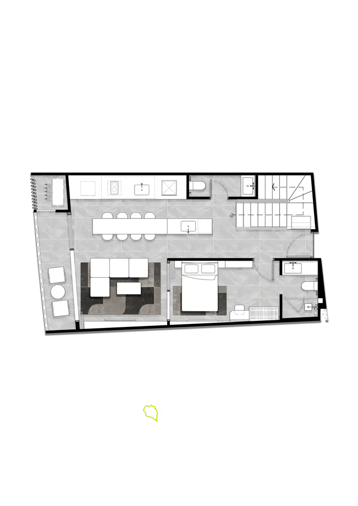 شقة دوبلكس أنيقة مكونة من 3 غرف نوم بمساحة 125 متر مربع للبيع في شاطئ كامالا، فوكيت