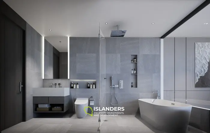 דירה stylish עם 3 חדרי שינה בשטח של 191 מ"ר עם בריכה למכירה בחוף קמלה, פוקט