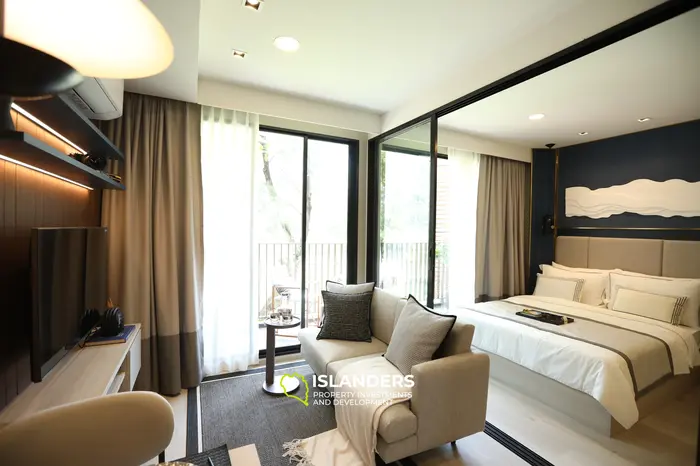 Cozy 1-Bedroom  32 sqm Apartment for Sale in Bang Tao Beach, Phuket