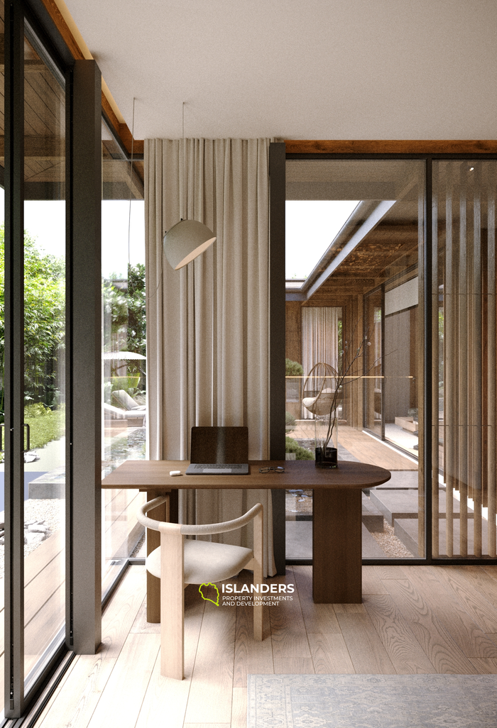 satori 1 Premium 2-Zimmer-Wohnung zu verkaufen in Bali, Tabanan mit atemberaubendem Flussblick