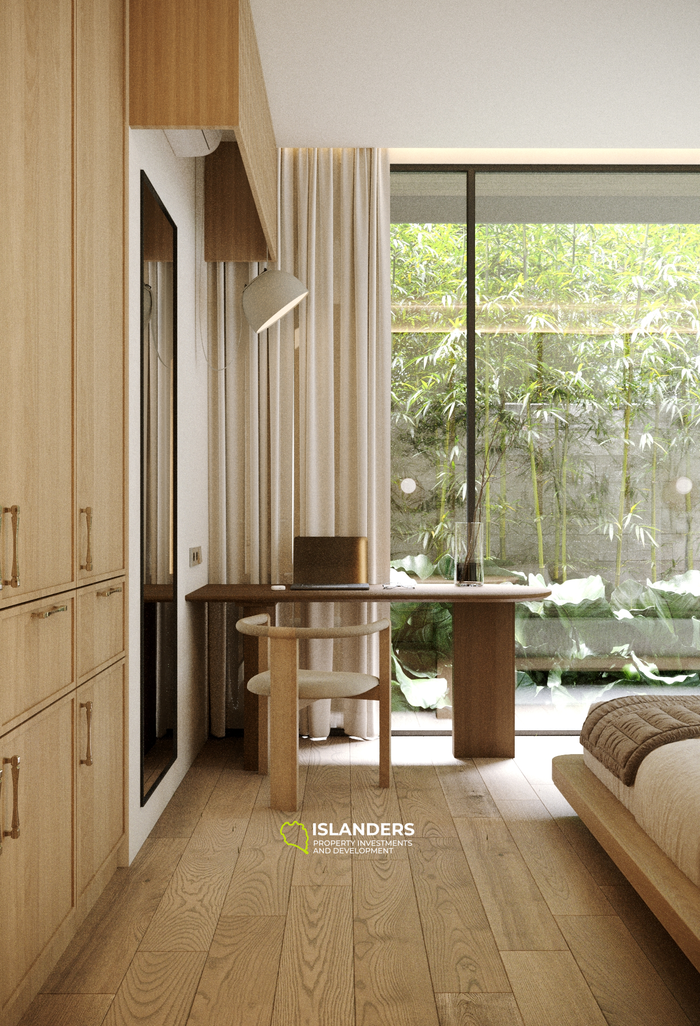 satori 1 Premium 2-Zimmer-Wohnung zu verkaufen in Bali, Tabanan mit atemberaubendem Flussblick