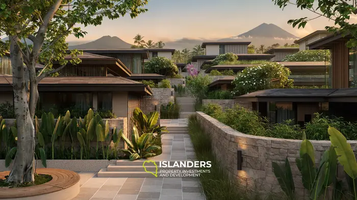 satori 1 Premium 2-Zimmer-Wohnung zu verkaufen in Bali, Tabanan mit atemberaubendem Flussblick