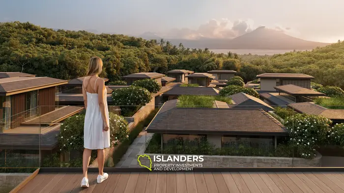 satori 1 Premium 2-Zimmer-Wohnung zu verkaufen in Bali, Tabanan mit atemberaubendem Flussblick