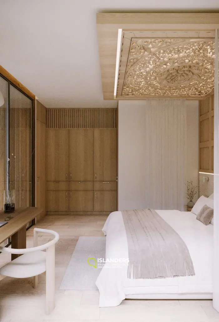 satori 1 Premium 2-Zimmer-Wohnung zu verkaufen in Bali, Tabanan mit atemberaubendem Flussblick